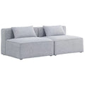 Grey Linen Modular Sofa C836