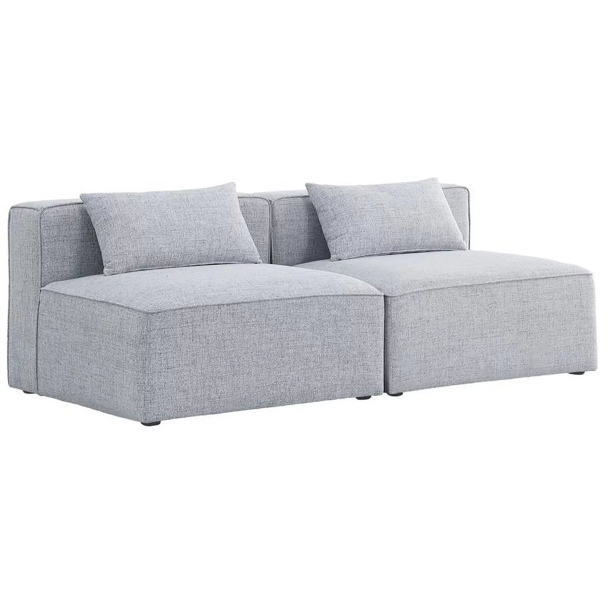 Grey Linen Modular Sofa C836