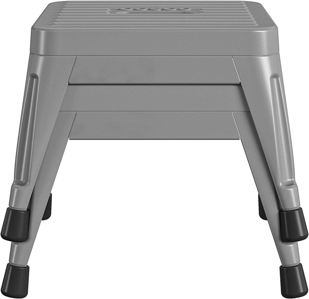 2 Pack Gray Steel Step Stool U6337
