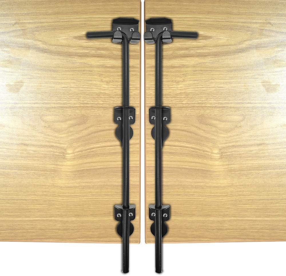 Heavy Duty Steel Gate Drop Rod 18 inch Black Finish 2 Pack M709