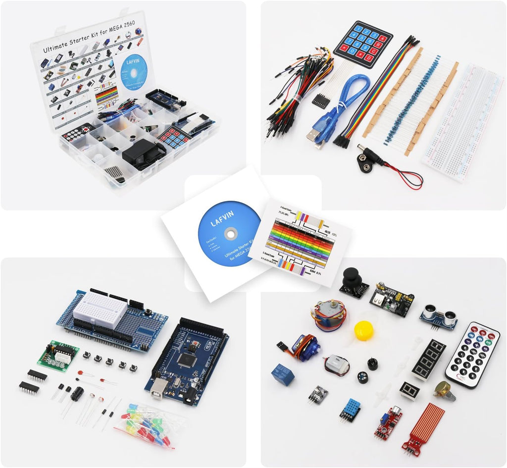 Mega 2560 Project Starter Kit with Tutorial Compatible with Arduino IDE Pack of 2 G8899