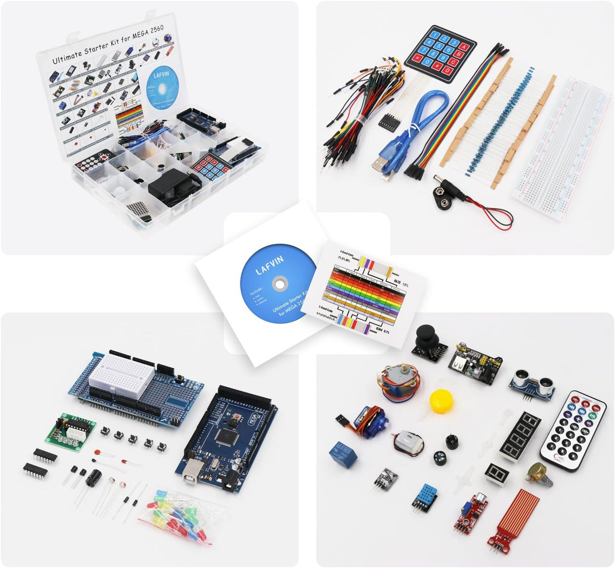Mega 2560 Project Starter Kit with Tutorial Compatible with Arduino IDE Pack of 2 G8899