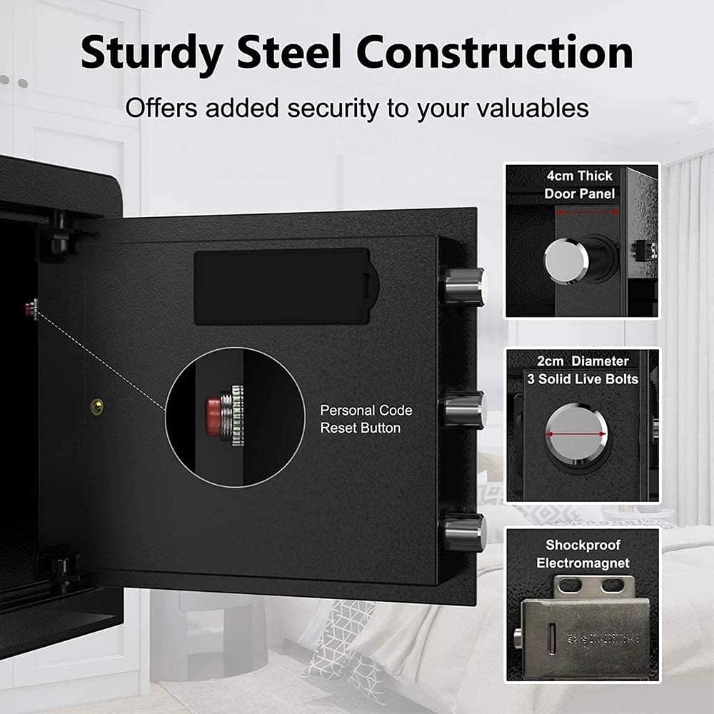 Small Steel Safe Box with LCD Digital Screen X39897