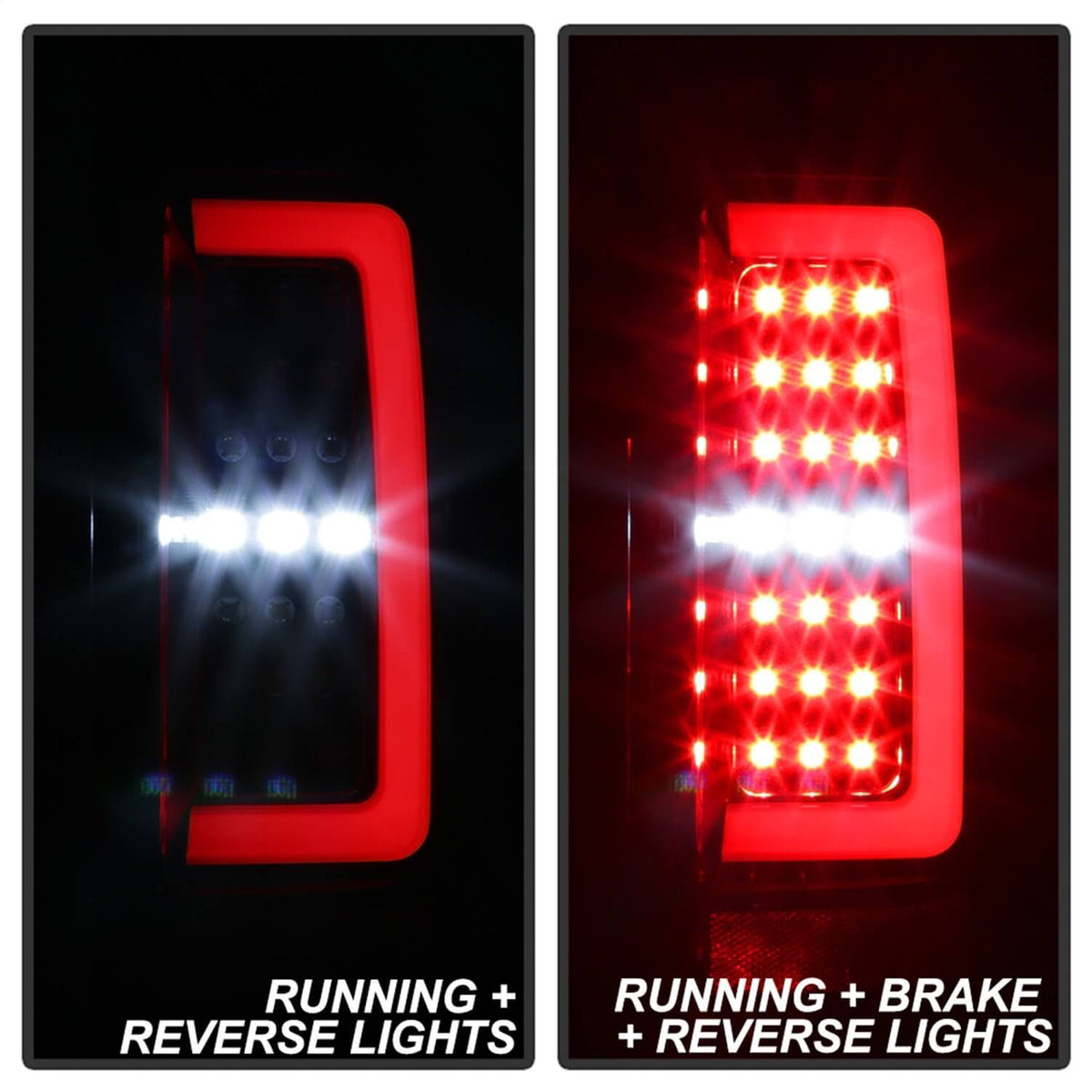 Black Smoke LED Tail Lights X240258