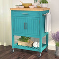 Kitchen Cart Butcher Block U38813
