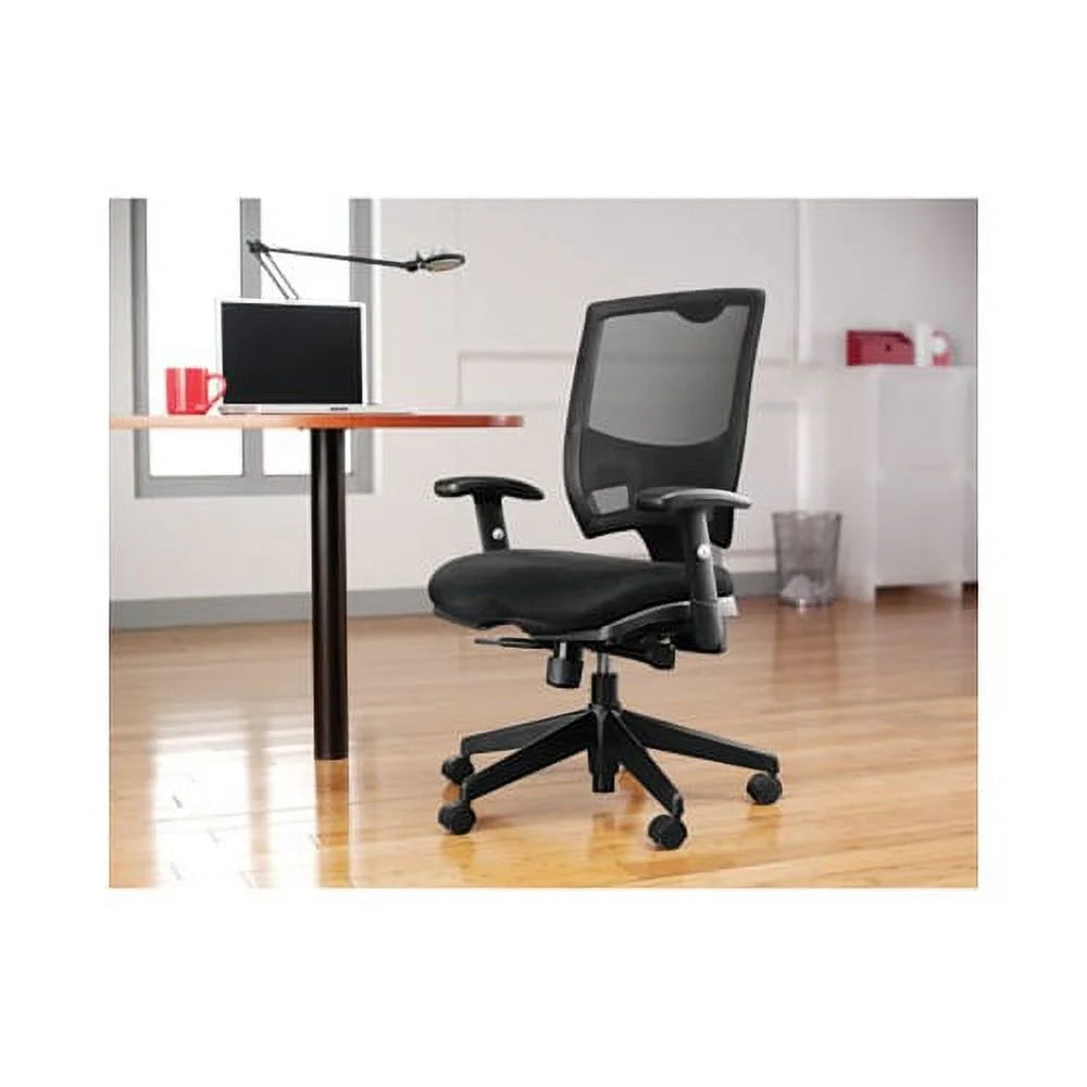 Black Fabric Mesh Chair A5897