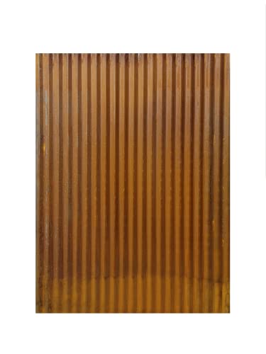 Rustic Corrugated Metal Wainscoting (Rusted - 10 Foot Roll) P47650