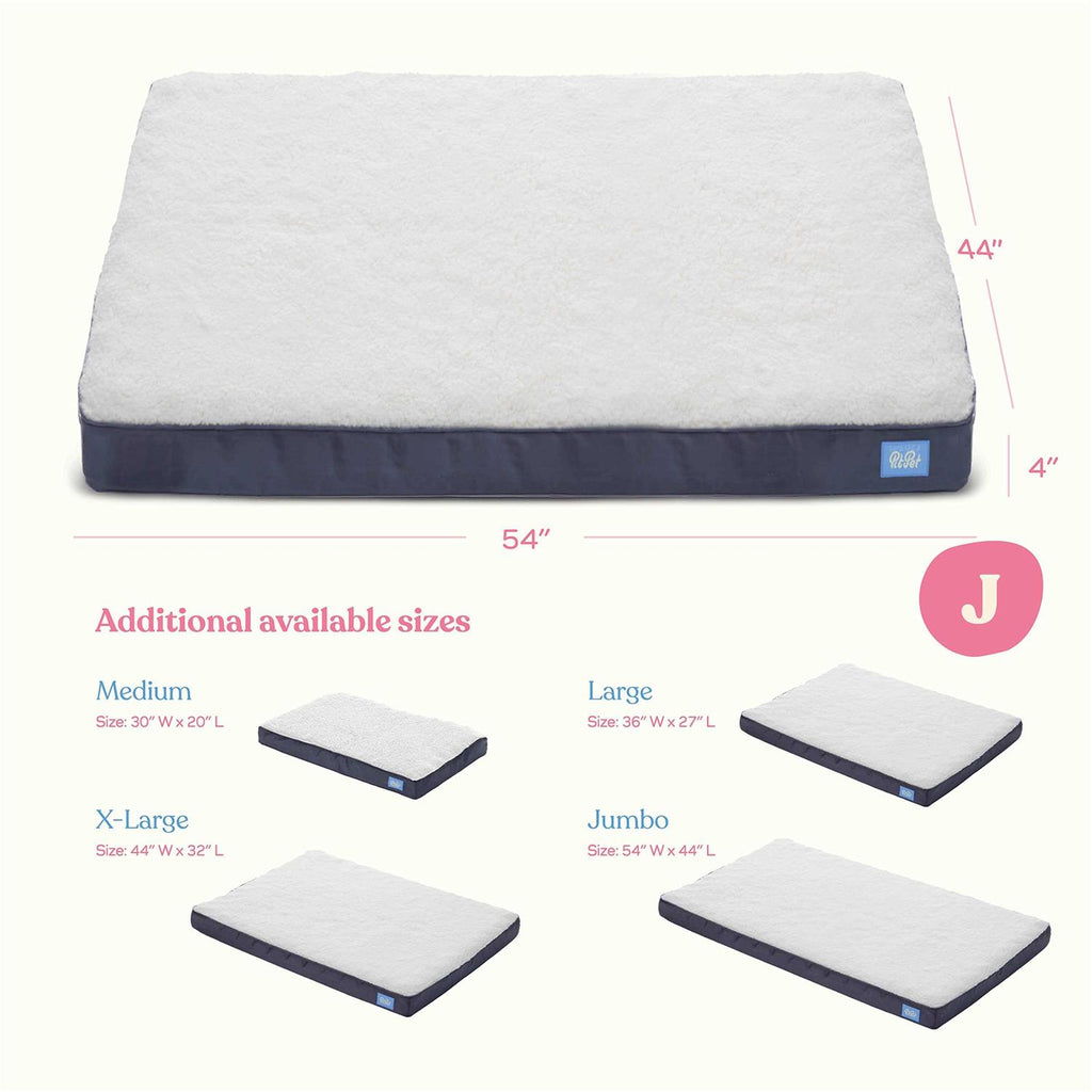 Orthopedic Large Dog Bed with Sherpa Top X776