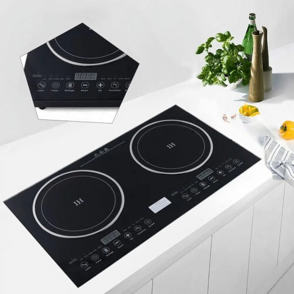 Electric Induction 2 Burner Ceramic Cooktop V866