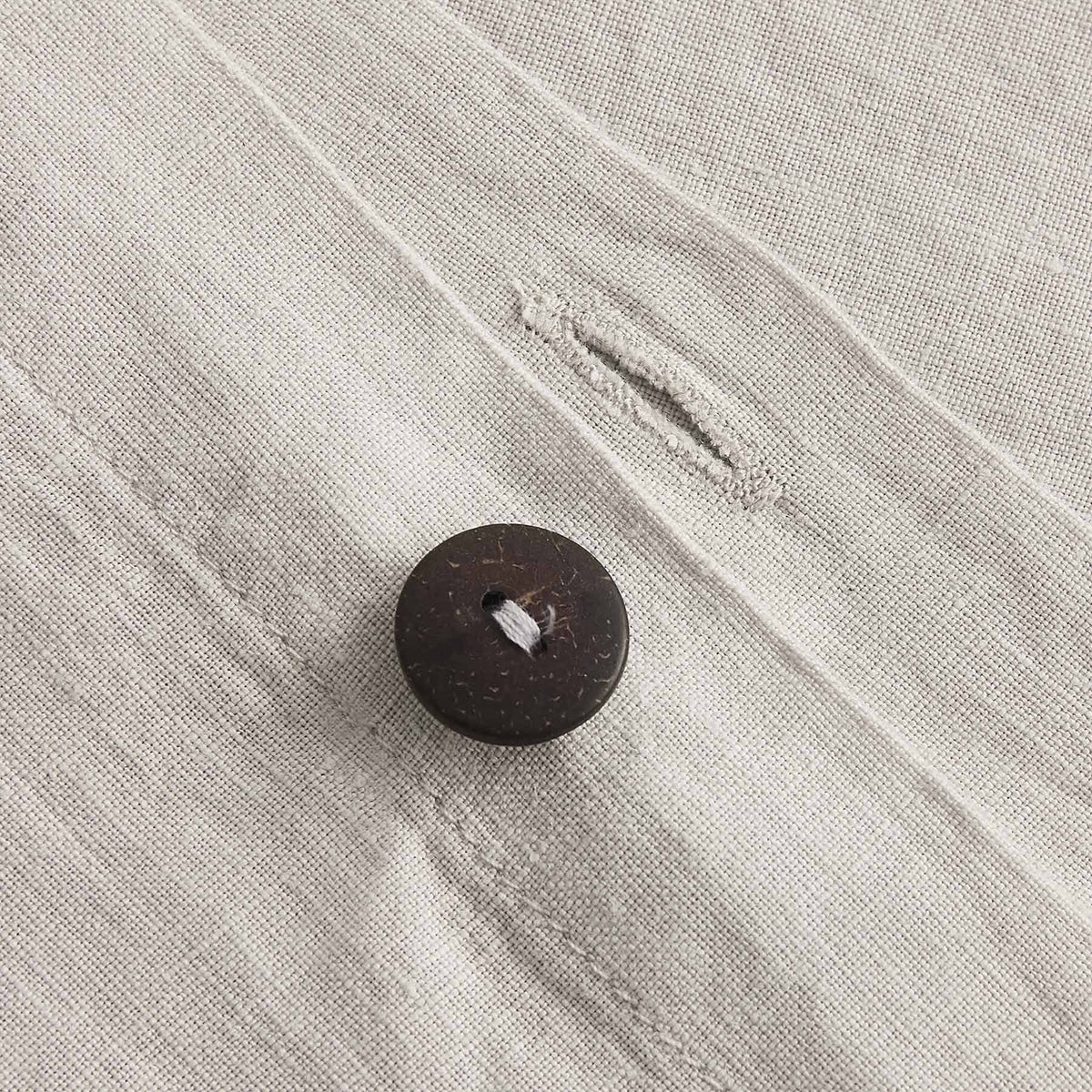 California King French Linen Duvet Cover J338