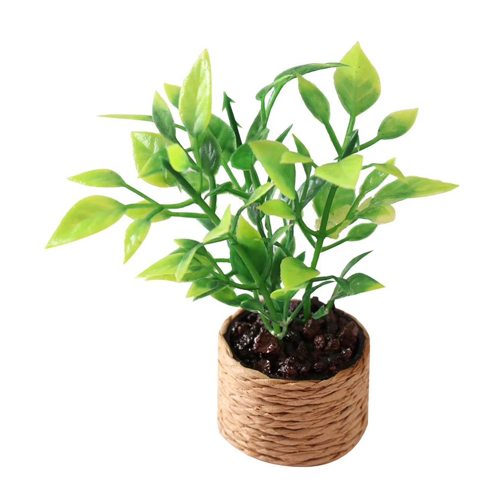 1:12 Scale Miniature Potted Plant Scenery Supplies R285