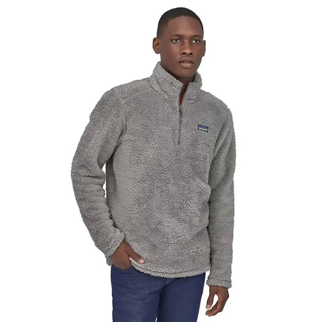 Men's 1/4 Zip Feather Grey Sweater Y4490