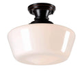 1 Light Flush Mount Oil Rubbed Bronze O241491