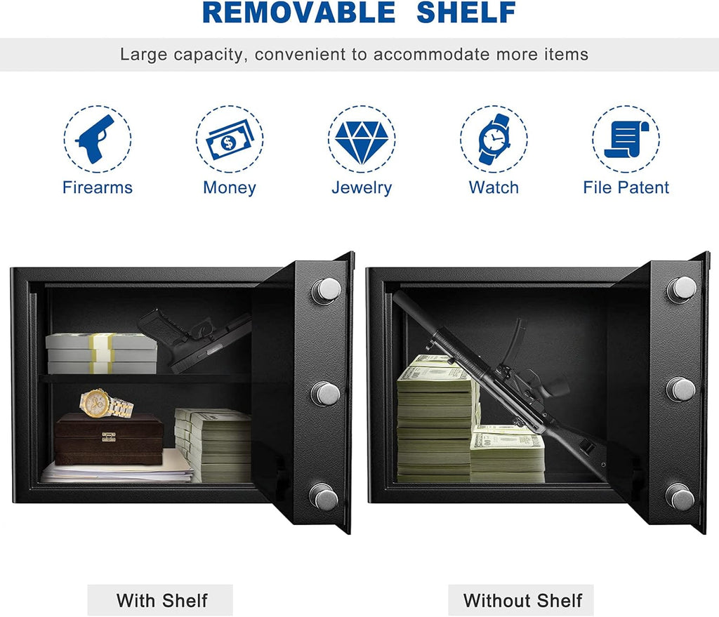 Small Steel Safe Box with LCD Digital Screen X39897