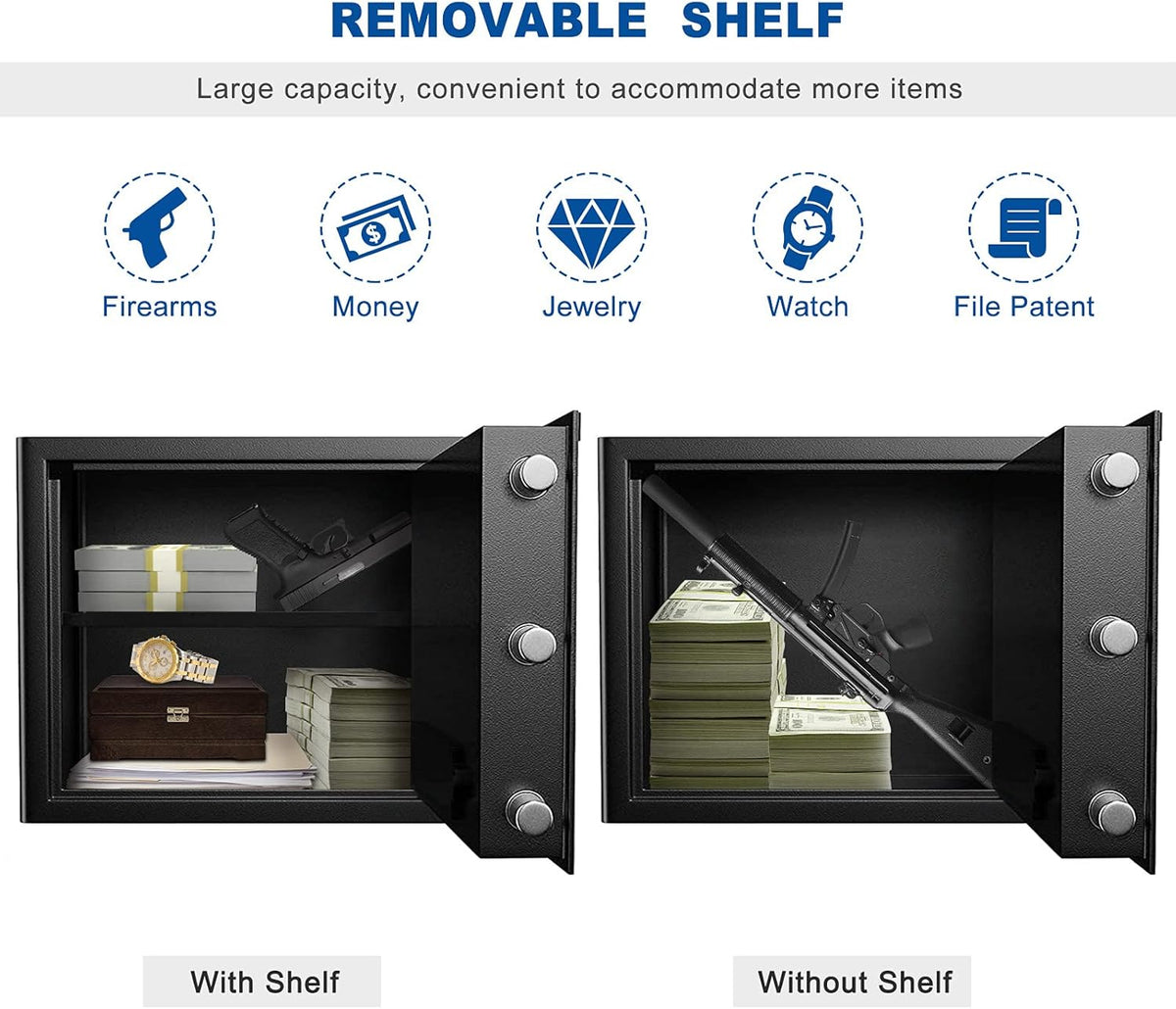 Small Steel Safe Box with LCD Digital Screen X39897