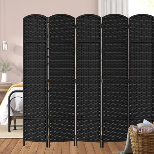 Brown 4 Panel Room Divider S6609