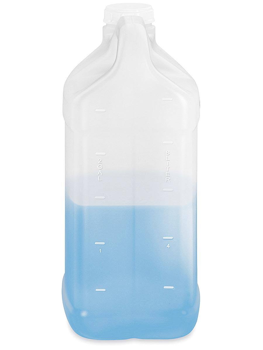 2 1/2 Gallon Natural Clear Jugs Case of 12 Q874648