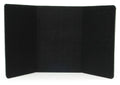 3-Panel Tabletop Display Presentation Board, 72 x 36, Black U270941