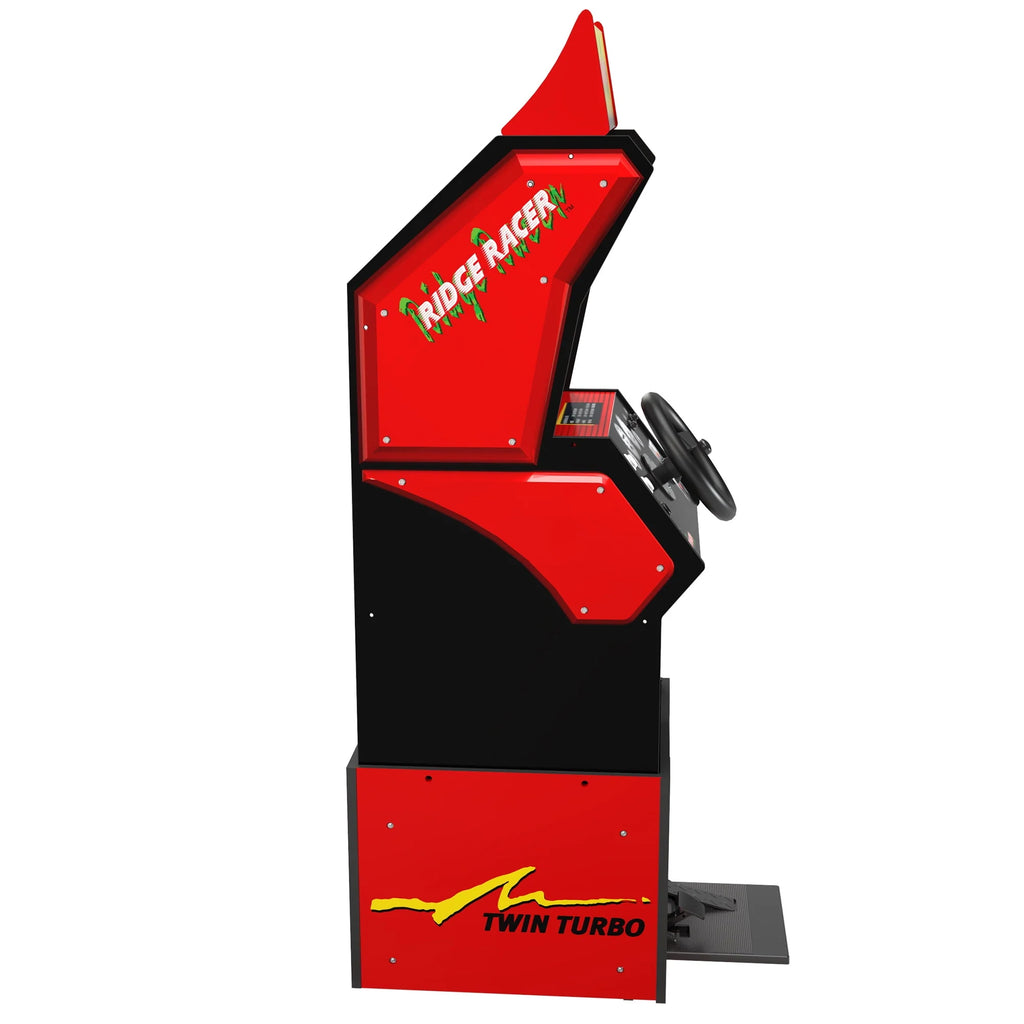 5 Games in 1 Arcade with Rumble Steering Wheel and Lit Marquee M25323