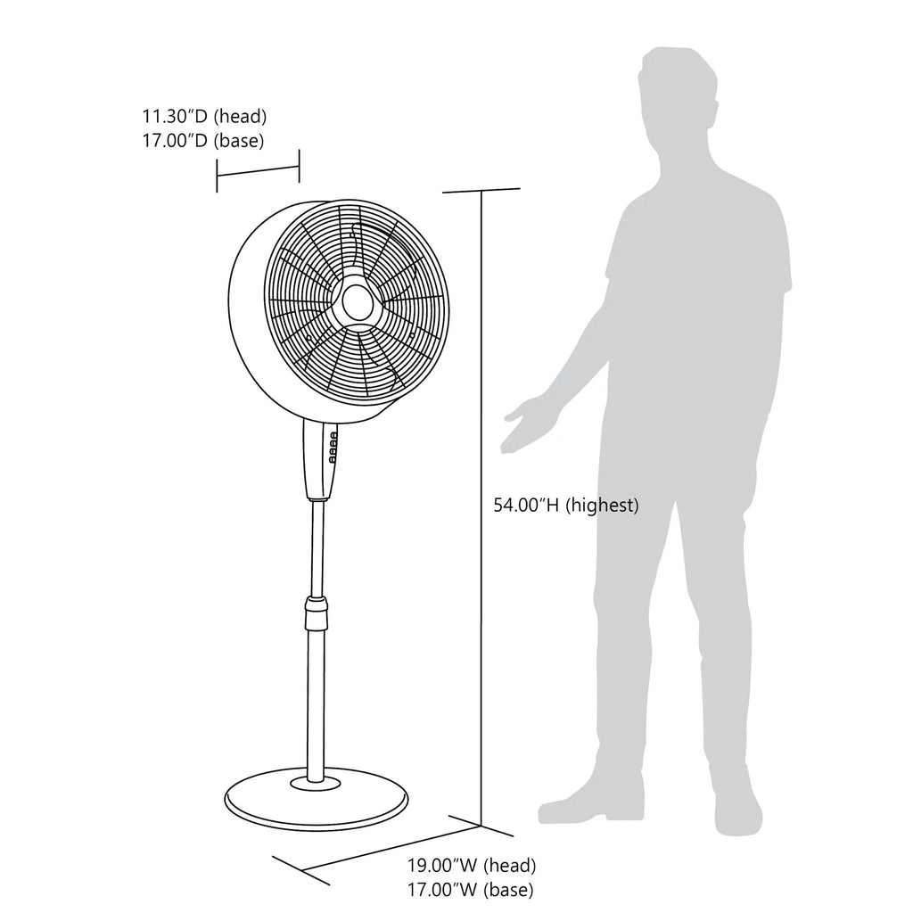 Outdoor Misting Fan & Pedestal Fan M73652