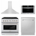36 in. Gas Range, Range Hood, Microwave Drawer, Dishwasher H5697