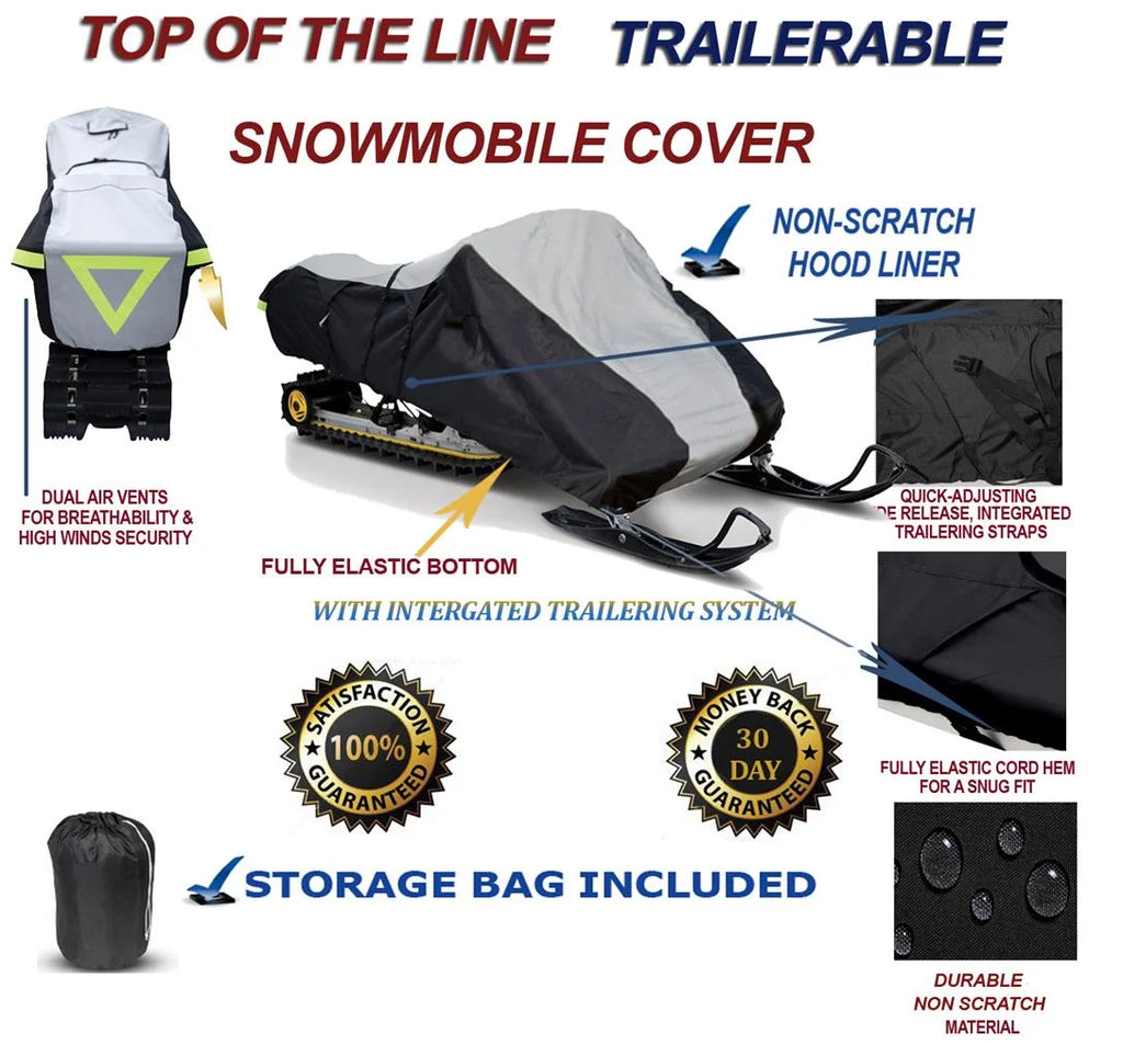 600D Snowmobile Travel and Storage Cover X7970