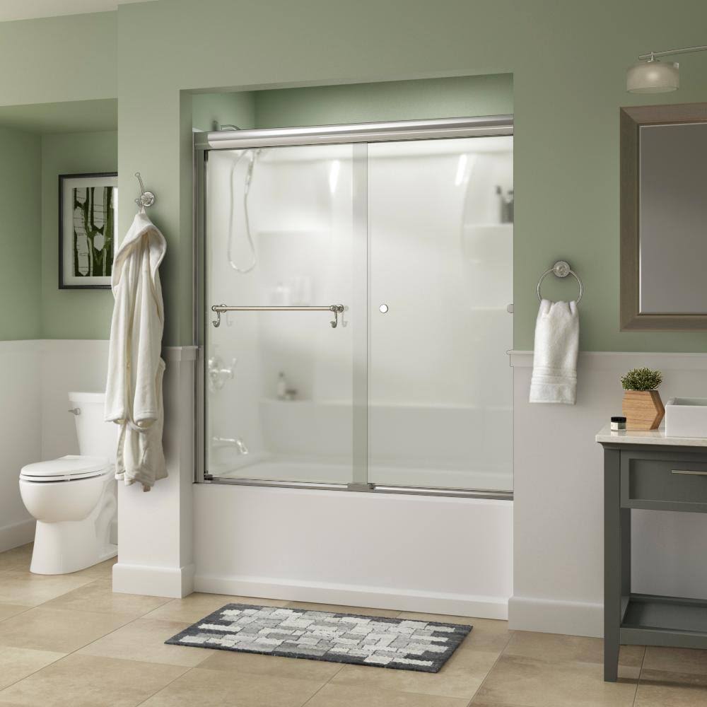 Chrome Towel Bar Handle Bathtub Door K2085