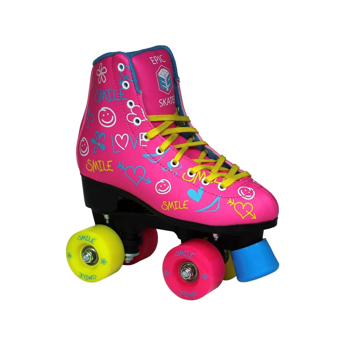 Blush Quad Roller Skates - Size 8 S7459