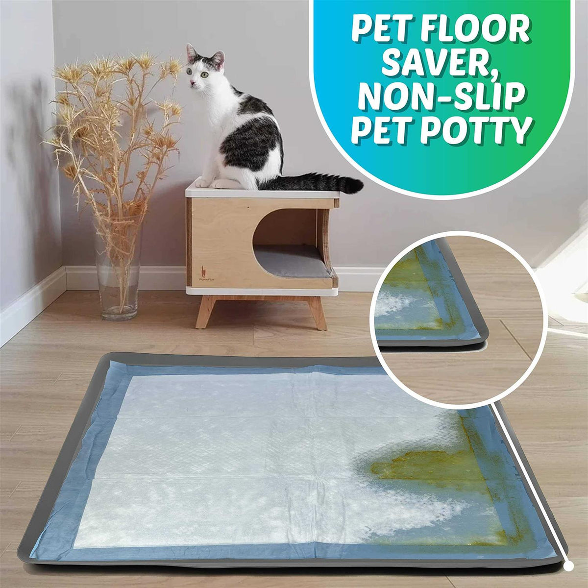 Puppy Pad Holder Tray No Spill N261