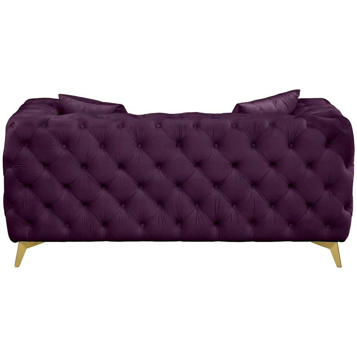 Velvet Metal Loveseat A680