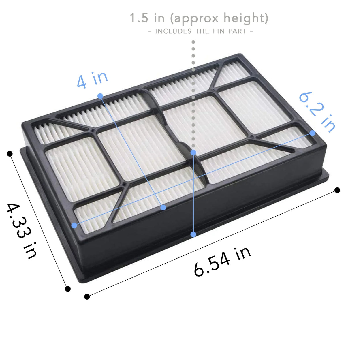 HEPA Media Filter 4 Pack S27021
