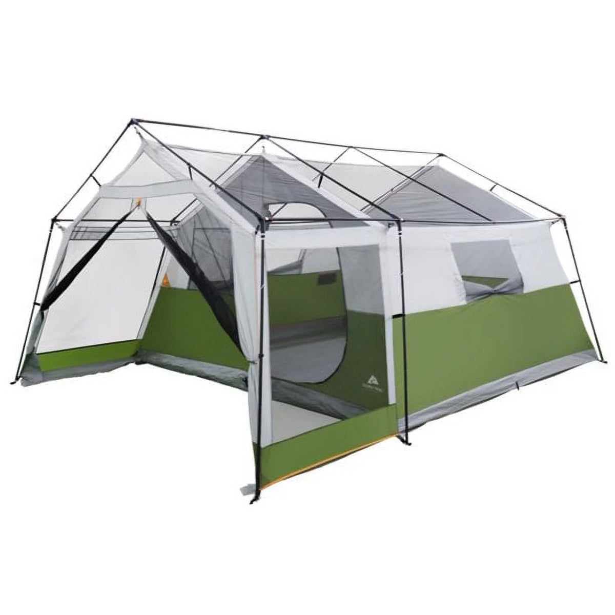 8-Person Family Cabin Tent with Screen Porch, Green T4384