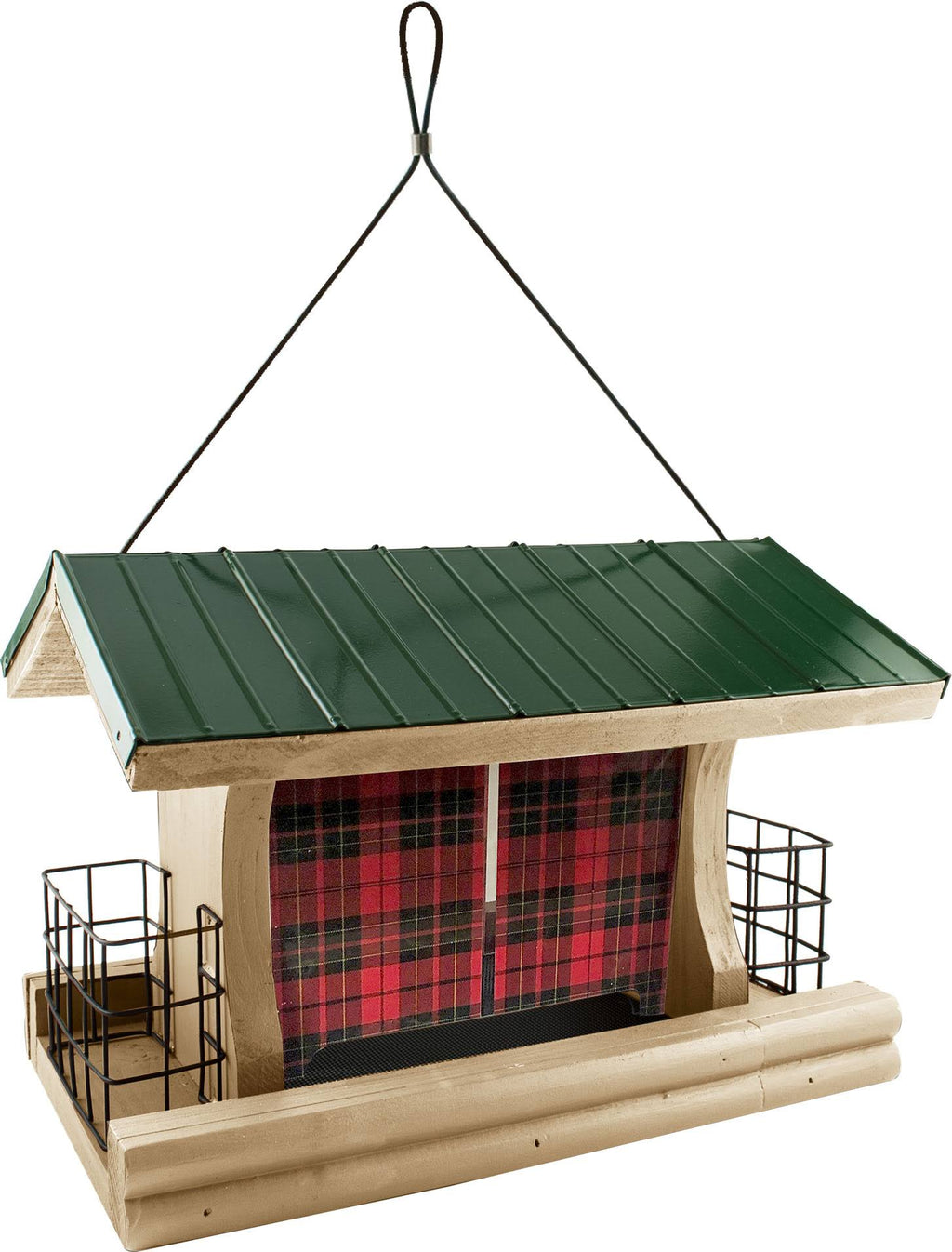 Buffalo Plaid Ranch Bird Feeder K80496