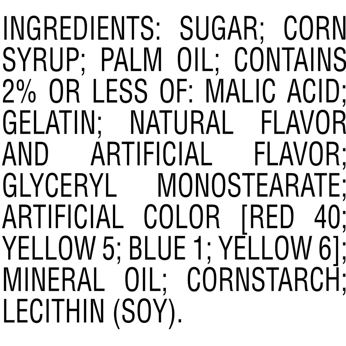 Assorted Fruit Flavored Chews 2.06 oz 12 Count N2162