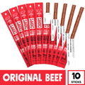 Original Beef Grass Fed Beef Jerky Sticks 10ct 1.15oz Z482