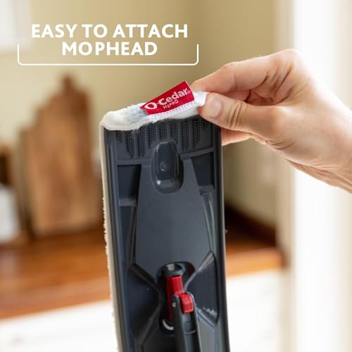 Flat Mop System with Reusable Microfiber Mop Pad V1452