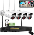 2K HD Wireless Security Camera System with 1TB HDD I8200