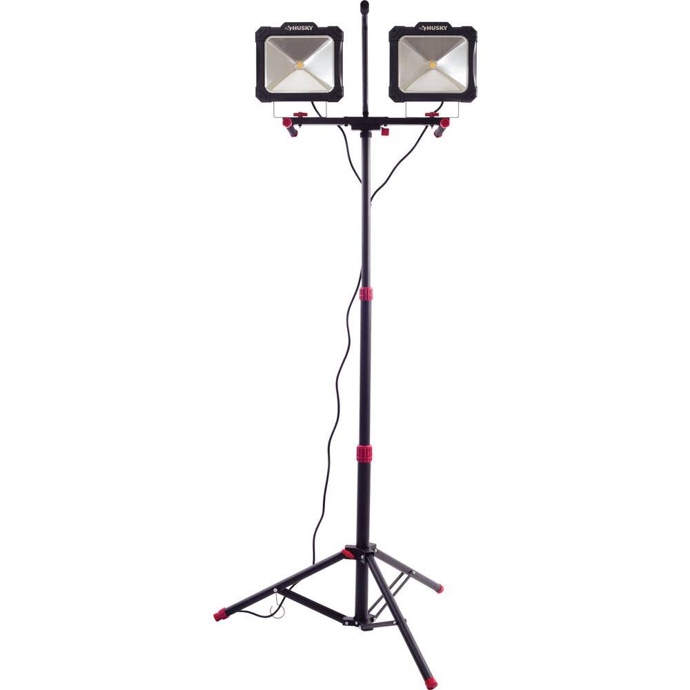 10,000-Lumen Twin-Head LED Work Light N75576