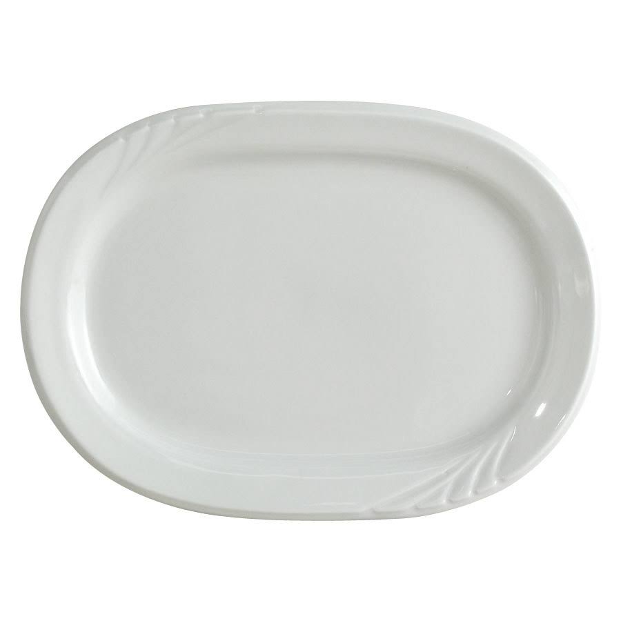White Oblong Platter T118