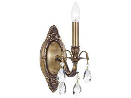 Spectra Crystal Pewter Sconce C29032