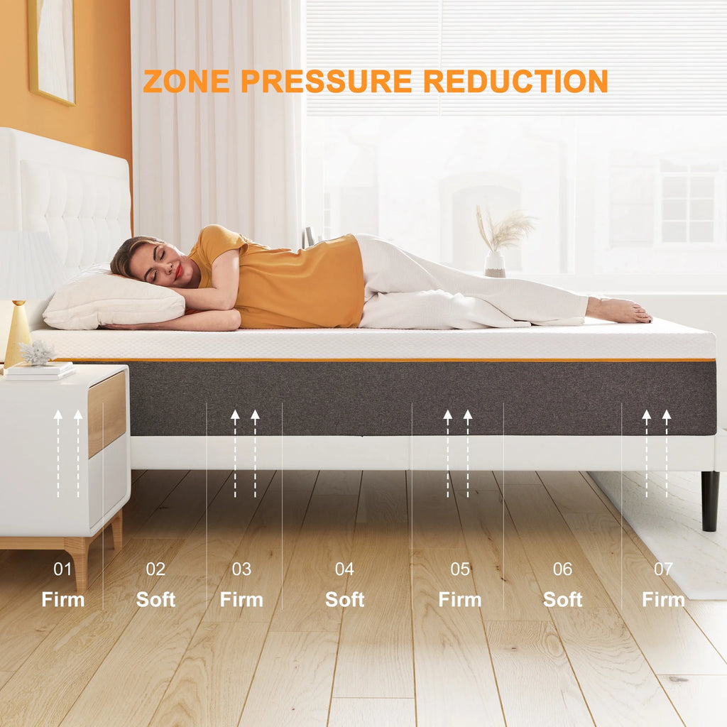 Queen 10 Gel Memory Foam Mattress Q3904