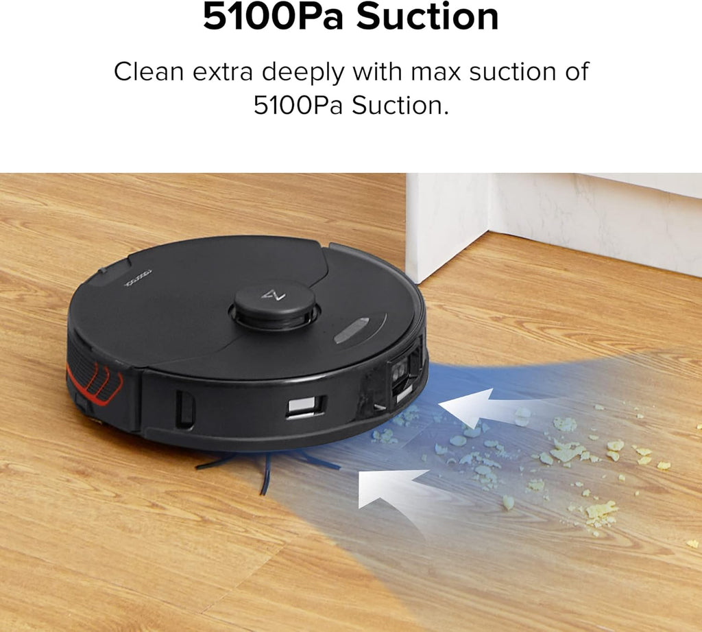 Robot Vacuum and Sonic Mop with 5100Pa Suction J11533