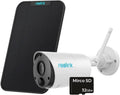 Black Outdoor Security Camera System with Solar Panel C2866
