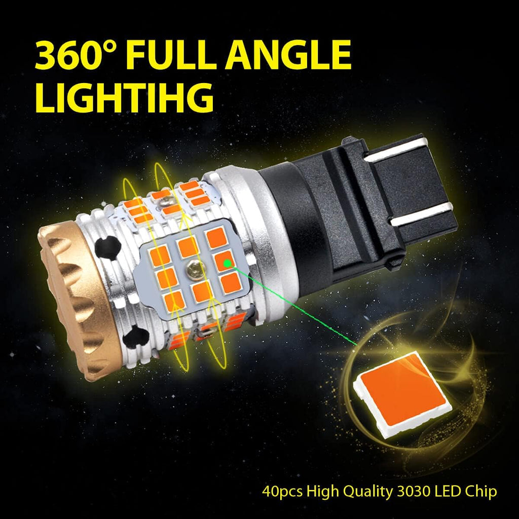 3157 LED Bulb Amber/Yellow with Standard Socket K726