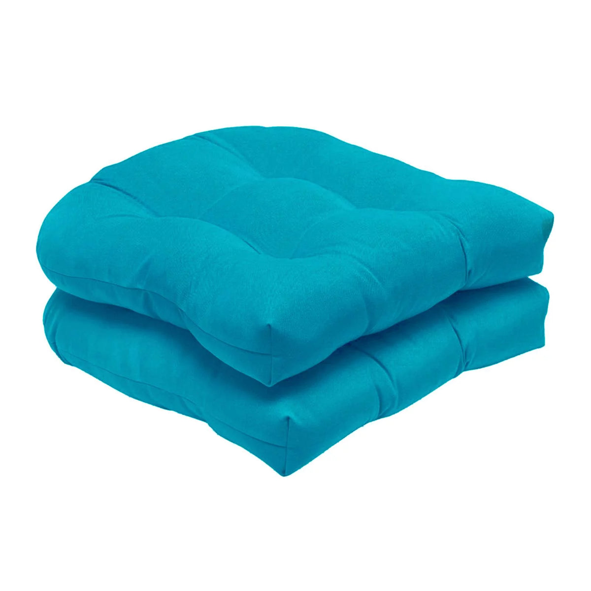 2 Pack Tufted Seat Cushion 48x48cm Blue H348113