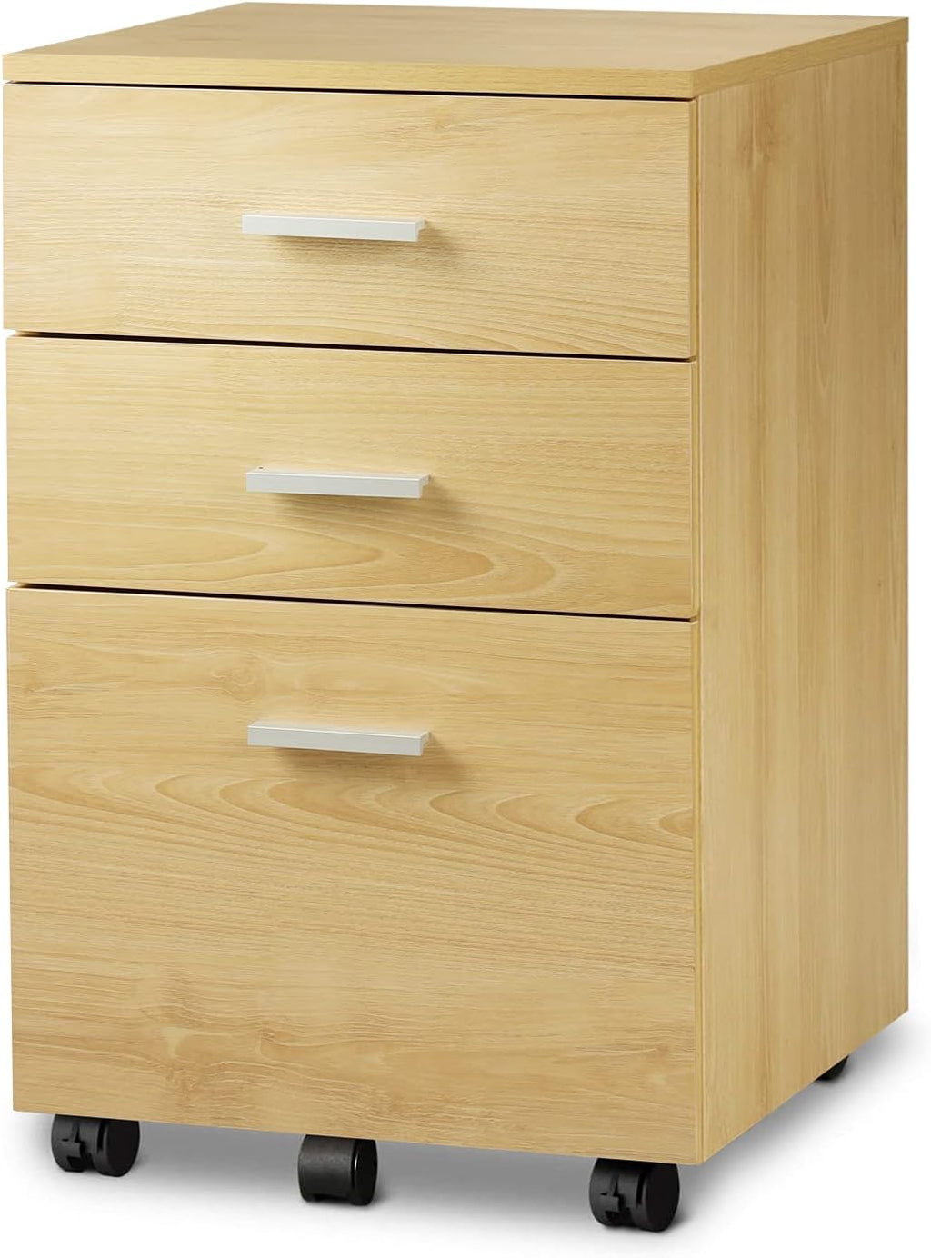 3 Drawer Wood Mobile File Cabinet B6606