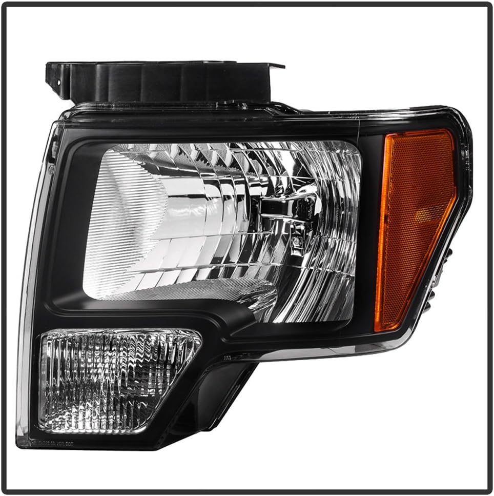 Black Replacement Headlights Driver + Passenger Side B167