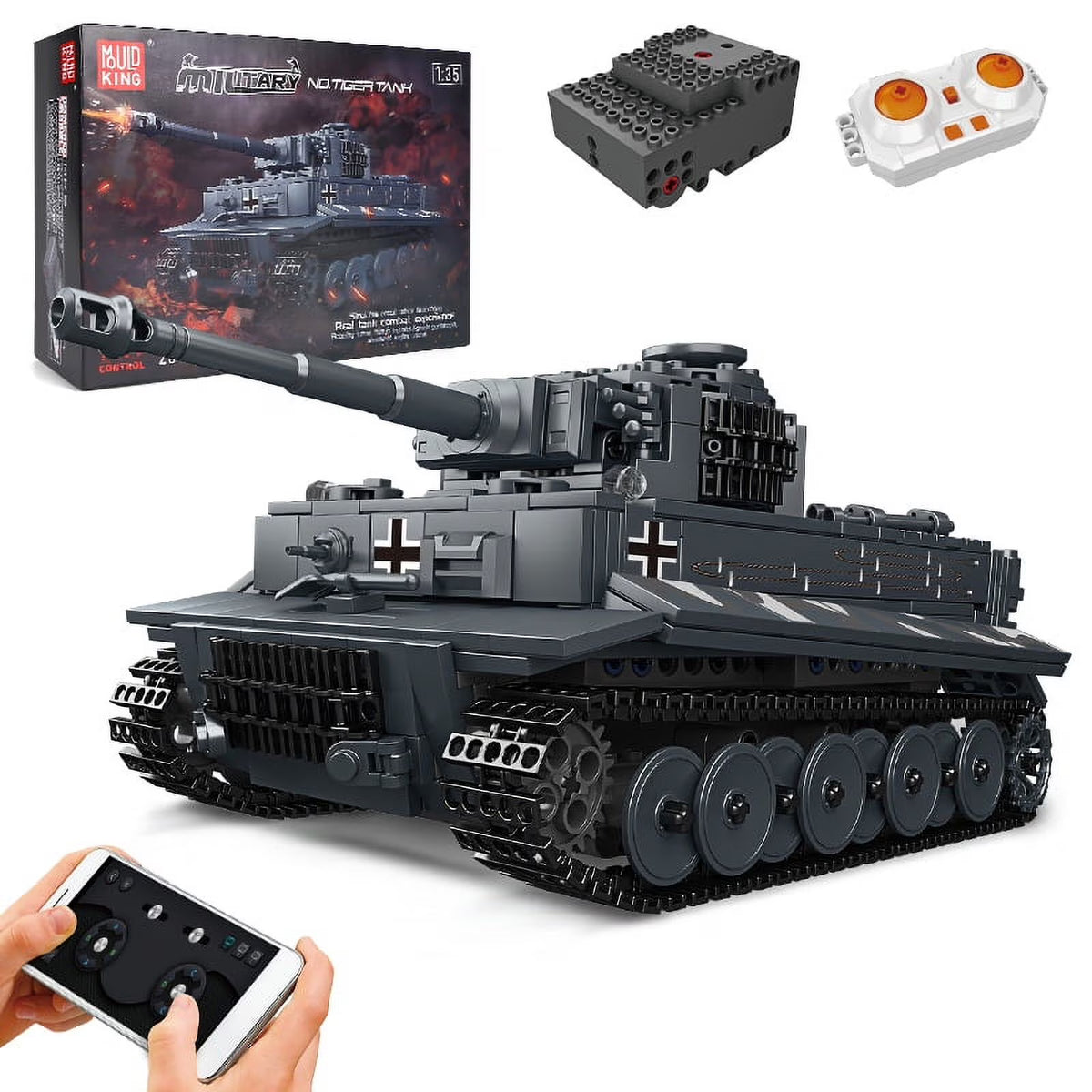 RC Tiger Tank Building Block P908