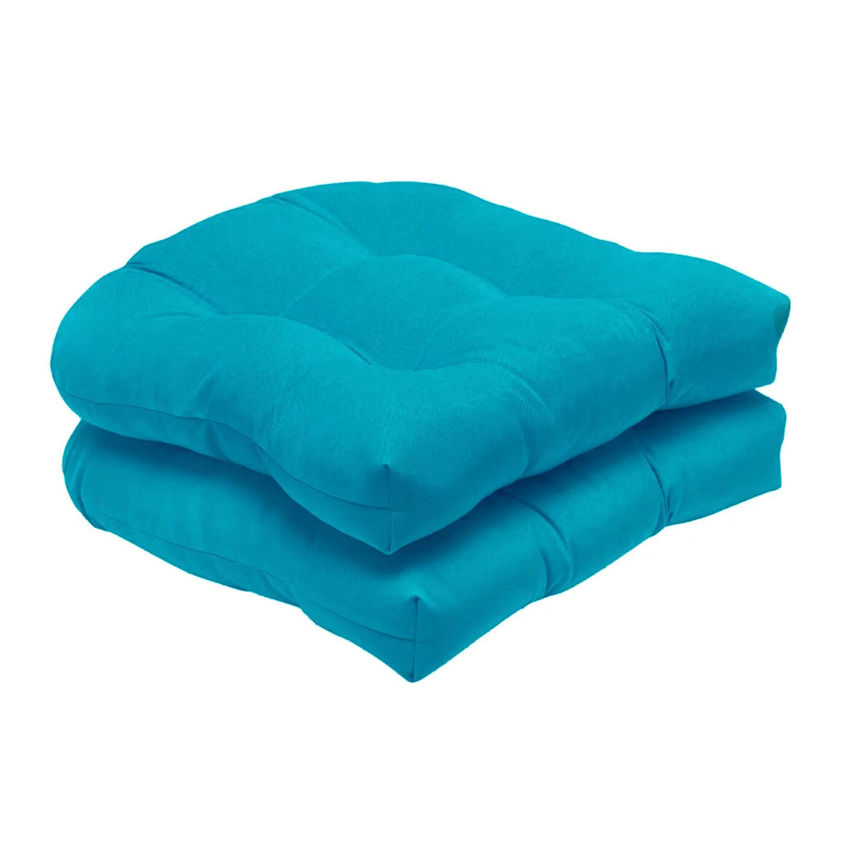 2 Pack Tufted Seat Cushion 48x48cm Blue H348113