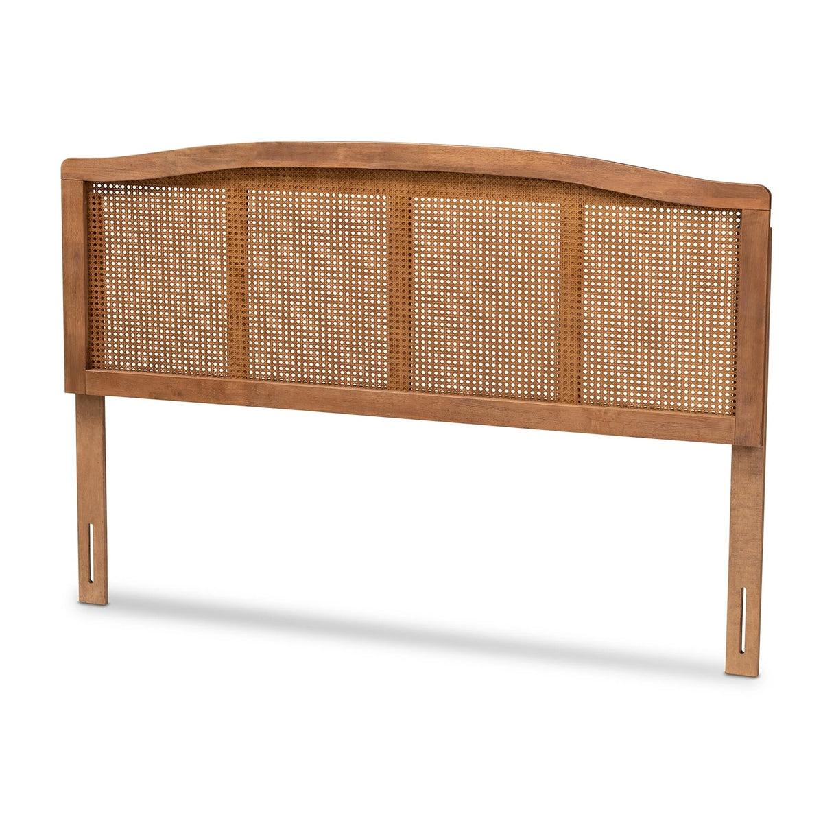 Wood and Synthetic Rattan Headboard King G9841